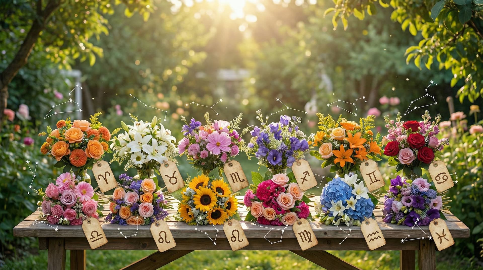 Fiori e astrologia: il bouquet perfetto per ogni segno zodiacale